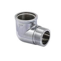 Кут 1'' НВ (хром) KOER KF.L10MF.CHR (KF0129) Кут 1'' НВ (хром) KOER KF.L10MF.CHR (KF0129)