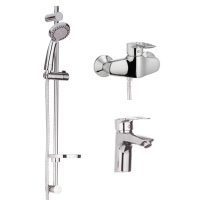 Комплект змішувачів для ванної Haiba Hansberg SET - 2 (HB0901) Комплект змішувачів для ванної Haiba Hansberg SET - 2 (HB0901)