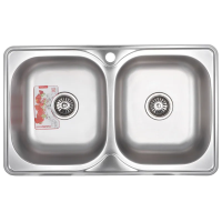 Мийка кухонна Zerix Z7848D-08-180MD Double (micro decor) (ZS0579) Мийка кухонна Zerix Z7848D-08-180MD Double (micro decor) (ZS0579)