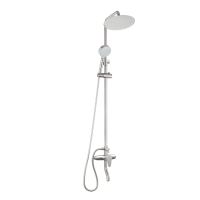 Душова колона зі змішувачем Zerix ASA-009-J із нерж. сталі SUS304 (ZX4805) Душова колона зі змішувачем Zerix ASA-009-J із нерж. сталі SUS304 (ZX4805)