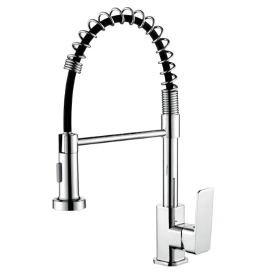 Змішувач для кухні Ibergrif Trento M14006 з силіконовим виливом пружина (LL2014) Змішувач для кухні Ibergrif Trento M14006 з силіконовим виливом пружина (LL2014)