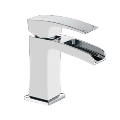 Змішувач для умивальника Koer KB-14007-04 водоспад (Колір хром+білий) (KR5155) Змішувач для умивальника Koer KB-14007-04 водоспад (Колір хром+білий) (KR5155)