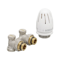 Комплект для нижньої підкл. радіатора Koer SET-21 - 1/2 Комплект для нижньої підкл. радіатора Koer SET-21 - 1/2