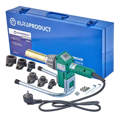 Паяльник для Europroduct EP.WM04R PPR труб (круглі насадки) 20/32mm (EP6094) Паяльник для Europroduct EP.WM04R PPR труб (круглі насадки) 20/32mm (EP6094)