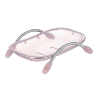 Мильниця настільна Zerix LR332 (пластик рожевий) (ZX2699) Мильниця настільна Zerix LR332 (пластик рожевий) (ZX2699)