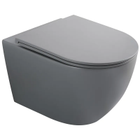 Унітаз підвісний Mixxus Premium ELLIPSE-0308-T3 GRAY 490x360x360mm система змиву TORNADO 3.0 (MP665 Унітаз підвісний Mixxus Premium ELLIPSE-0308-T3 GRAY 490x360x360mm система змиву TORNADO 3.0 (MP665