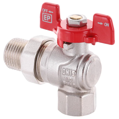 Кран з американкою кутовий 1/2