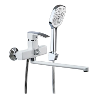 Змішувач для ванни Mixxus Magnum 006 (Euro) White-Chrome (MI6202) Змішувач для ванни Mixxus Magnum 006 (Euro) White-Chrome (MI6202)