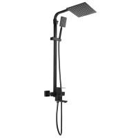 Душова колона зі змішувачем Mixxus KUB-009-J чорний (з нерж. сталі) (MI2814) Душова колона зі змішувачем Mixxus KUB-009-J чорний (з нерж. сталі) (MI2814)