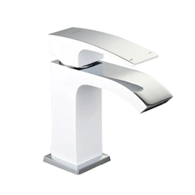 Змішувач для умивальника Koer KB-12007-04 (Колір хром+білий) (KR5151) Змішувач для умивальника Koer KB-12007-04 (Колір хром+білий) (KR5151)