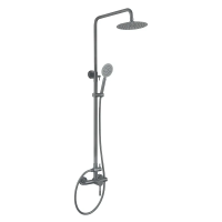 Душова колона із змішувачем Mixxus SUS-003-J graphite із нерж. сталі SUS304 (MI5909) Душова колона із змішувачем Mixxus SUS-003-J graphite із нерж. сталі SUS304 (MI5909)