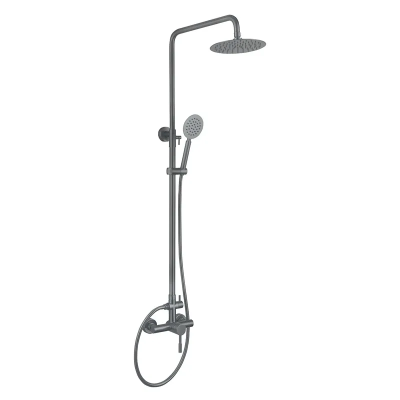 Душова колона із змішувачем Mixxus SUS-003-J graphite із нерж. сталі SUS304 (MI5909) Душова колона із змішувачем Mixxus SUS-003-J graphite із нерж. сталі SUS304 (MI5909)