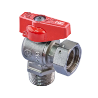 Кран кульовий кутовий Н/Г, ручка 