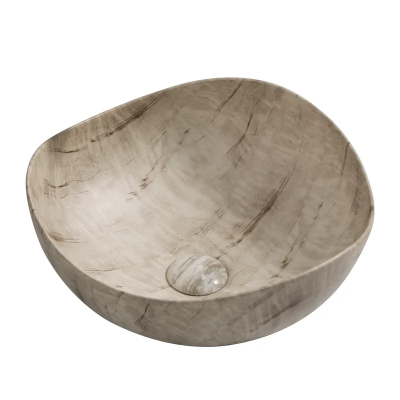 Раковина накладна Mixxus Premium WAVE-0103 MARBLE 380х380х170mm (MP6532) Раковина накладна Mixxus Premium WAVE-0103 MARBLE 380х380х170mm (MP6532)