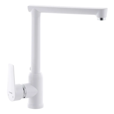 Змішувач для кухні Plamix Mario-017 White (без підводки) (PM0557) Змішувач для кухні Plamix Mario-017 White (без підводки) (PM0557)