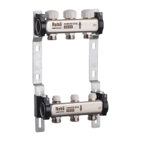 Колектор з термостатичними та запірними клапанами Roho R805-03 - 1 Колектор з термостатичними та запірними клапанами Roho R805-03 - 1