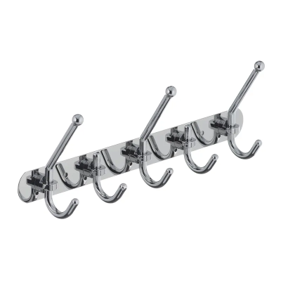 Планка з 5-а гачками ZERIX LR201-5 (LL1415) Планка з 5-а гачками ZERIX LR201-5 (LL1415)