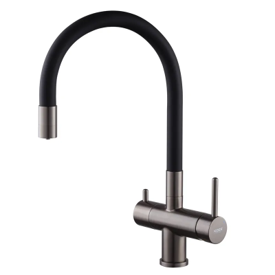 Змішувач для кухні Koer KB-72002-07 з виходом для питної води (KR5003) Змішувач для кухні Koer KB-72002-07 з виходом для питної води (KR5003)