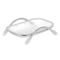 Мильниця настільна Zerix LR332-1 (пластик матовий білий) (ZX2700) Мильниця настільна Zerix LR332-1 (пластик матовий білий) (ZX2700)