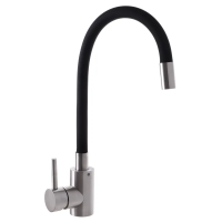 Кухонний змішувач чорний з силіконовим виливом Mixxus SUS 011 (SS2798) Кухонний змішувач чорний з силіконовим виливом Mixxus SUS 011 (SS2798)