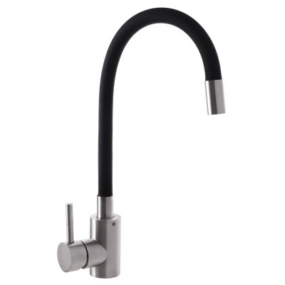 Кухонний змішувач чорний з силіконовим виливом Mixxus SUS 011 (SS2798) Кухонний змішувач чорний з силіконовим виливом Mixxus SUS 011 (SS2798)