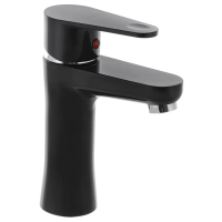 Змішувач для умивальника Plamix Vega-001 Чорний (без підводки) (PM0571) Змішувач для умивальника Plamix Vega-001 Чорний (без підводки) (PM0571)