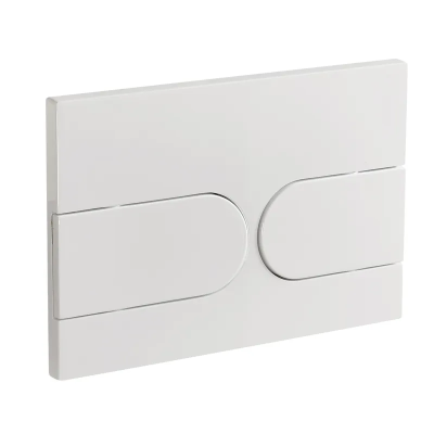 Панель змиву Koer KT-0604-03 240x160x10mm пластикова, кнопка закруглена (KR5322)