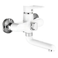 Змішувач для ванни Mixxus Elba 009 (EURO) WHITE (MI6586) Змішувач для ванни Mixxus Elba 009 (EURO) WHITE (MI6586)