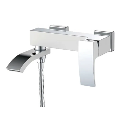 Змішувач для ванни Koer KB-41007-04 з коротким виливом (Колір хром+білий) (KR5157) Змішувач для ванни Koer KB-41007-04 з коротким виливом (Колір хром+білий) (KR5157)