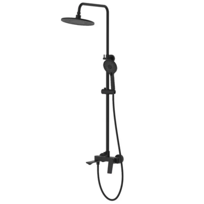 Душова колона Mixxus Premium DERBY 009-J BLACK зі змішувачем (MI6604) Душова колона Mixxus Premium DERBY 009-J BLACK зі змішувачем (MI6604)