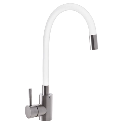 Кухонний змішувач з силіконовим виливом білий Mixxus SUS 011 (SS2838) Кухонний змішувач з силіконовим виливом білий Mixxus SUS 011 (SS2838)