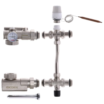 Змішувальний вузол для колекторів з пліч. подеколи. Koer KR.1022S - 1