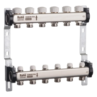 Колектор з термостатичними та запірними клапанами Roho R805-06 - 1