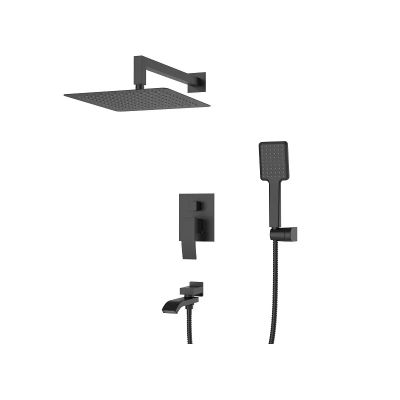 Вбудована душова система із змішувачем Koer KB-66007-05 (Колір чорний) (KR3465) Вбудована душова система із змішувачем Koer KB-66007-05 (Колір чорний) (KR3465)