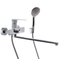 Змішувач для ванни Mixxus Premium Eva 006 Euro Білий (MI5813) Змішувач для ванни Mixxus Premium Eva 006 Euro Білий (MI5813)