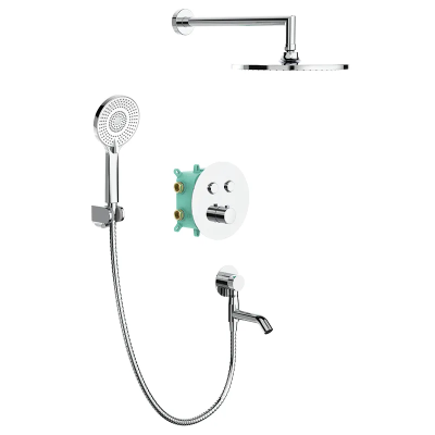 Вбудована душова система з термостатом Koer KB-67012-01 (Колір хром) (KR4728) Вбудована душова система з термостатом Koer KB-67012-01 (Колір хром) (KR4728)