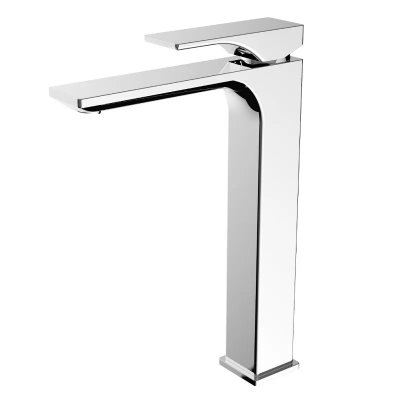 Змішувач для умивальника Koer KB-11010-01 високий (Колір хром) (KR3482) Змішувач для умивальника Koer KB-11010-01 високий (Колір хром) (KR3482)