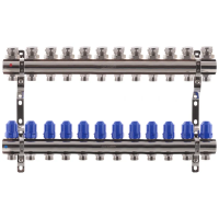 Колекторний блок з термостатичними клапанами Koer KR.1100-12 1 Колекторний блок з термостатичними клапанами Koer KR.1100-12 1