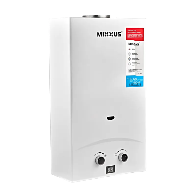Газова колонка Mixxus GWH-0112 BASIC WHITE димохідна 12 л/хв (WH0029) Газова колонка Mixxus GWH-0112 BASIC WHITE димохідна 12 л/хв (WH0029)
