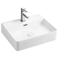 Умивальник накладний керамічний Mixxus Premium Quadro-0201 з переливом 500x420x120mm (MP6478) Умивальник накладний керамічний Mixxus Premium Quadro-0201 з переливом 500x420x120mm (MP6478)