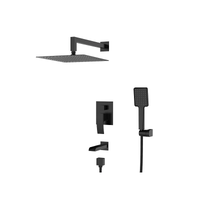 Вбудована душова система із змішувачем водоспад Koer KB-68007-05 (Колір чорний) (KR3467) Вбудована душова система із змішувачем водоспад Koer KB-68007-05 (Колір чорний) (KR3467)
