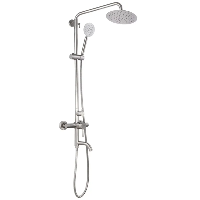 Душова колона зі змішувачем Zerix SUS-009-J з нерж. стали (ZX3240) Душова колона зі змішувачем Zerix SUS-009-J з нерж. стали (ZX3240)