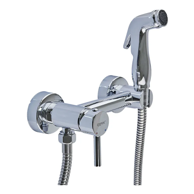 Настінний змішувач з гігієнічним душем Zerix LR5398-6 (ZX4736) Настінний змішувач з гігієнічним душем Zerix LR5398-6 (ZX4736)