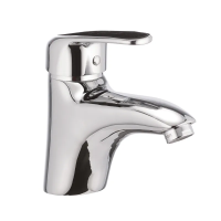 Змішувач для умивальника Cron Magic 001 (чорна ручка) (CR0103) Змішувач для умивальника Cron Magic 001 (чорна ручка) (CR0103)