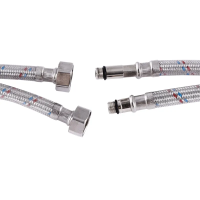 Гнучкі шланги для змішувача гайка 1/2'' - Штуцер M10 (100 см) 2 шт Zerix (ZX1576) Гнучкі шланги для змішувача гайка 1/2'' - Штуцер M10 (100 см) 2 шт Zerix (ZX1576)