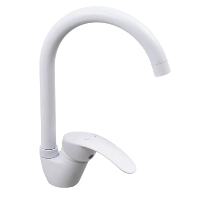 Змішувач для кухні Cron Mars 777-G білий (CR0788) Змішувач для кухні Cron Mars 777-G білий (CR0788)