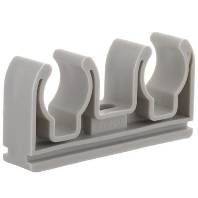 Подвійне кріплення для PPR труби 20 Koer K0080.PRO (KP0096) Подвійне кріплення для PPR труби 20 Koer K0080.PRO (KP0096)