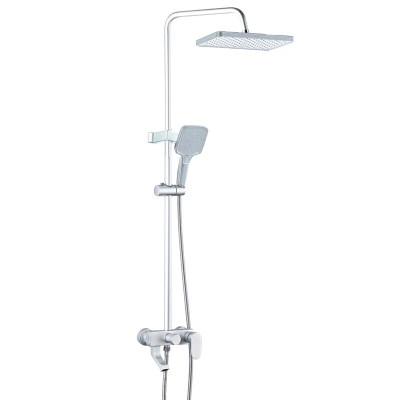 Душова колона зі змішувачем з алюмінію Armata BCG-009-J, 3 режими (CH6559)