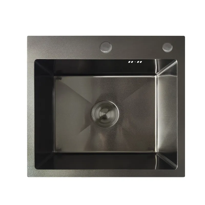 Мийка  Mixxus MH5045 Nano-Black з нерж. сталі (колір графіт) (MX1926) Мийка  Mixxus MH5045 Nano-Black з нерж. сталі (колір графіт) (MX1926)