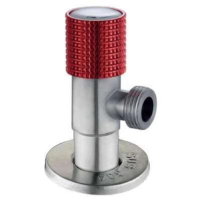 Кран для підключення сантехприладів Mixxus VAL-09-1/2x1/2 з нерж. сталі SUS304 (червоний) (MI6217) Кран для підключення сантехприладів Mixxus VAL-09-1/2x1/2 з нерж. сталі SUS304 (червоний) (MI6217)